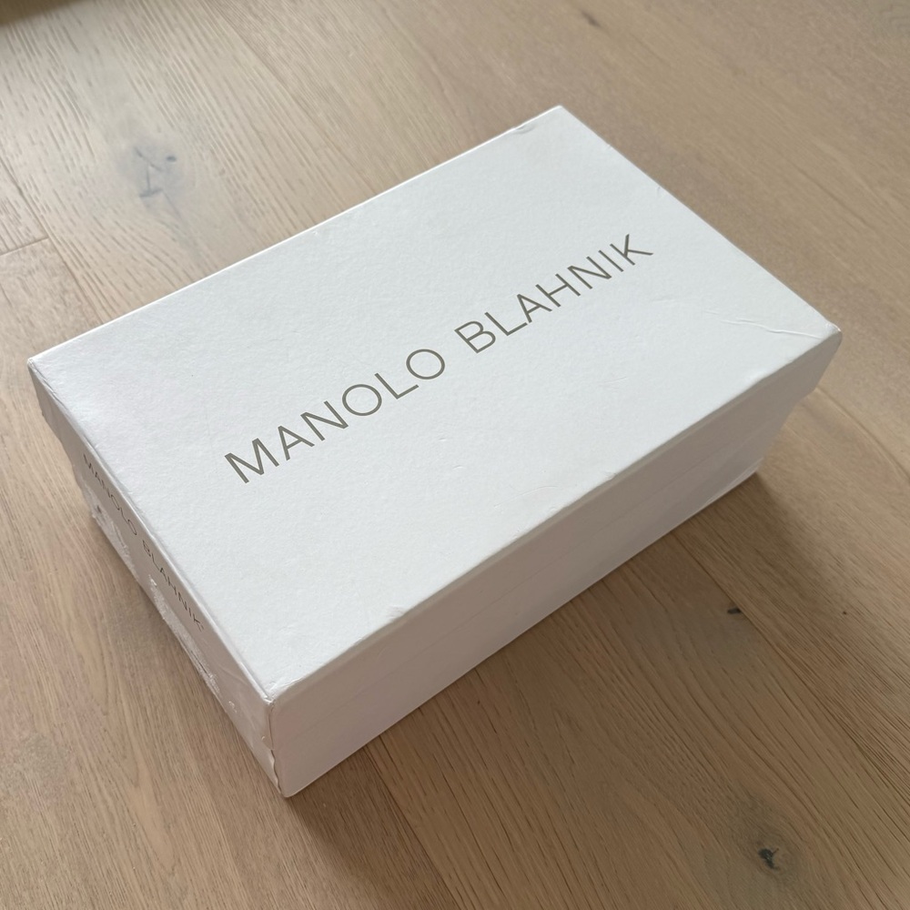 Manolo Blahnik White Shoe Box